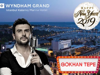 Wyndham Grand Istanbul Kalamış Marina Hotel’de Gökhan Tepe ve Muhteşem Lezzetler Eşliğinde Yılbaşı Eğlencesi