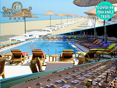 Denize Sıfır Kumburgaz Grand Gold Hotel Plaj ve Açık Havuz Kullanımı