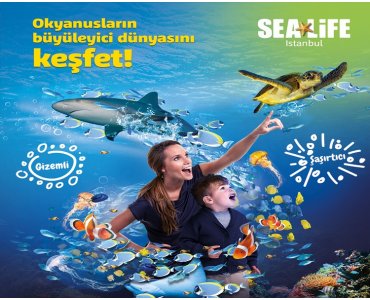 Sea Life İstanbul Akvaryum İndirimli Giriş Biletleri online rezervasyon için: sehirfirsati.net